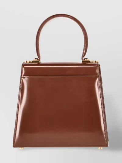 Ferragamo Shoulder Bag With Detachable Strap And Top Handle