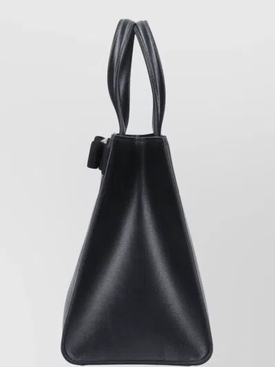 Ferragamo Bow Strap Tote Handles Structure