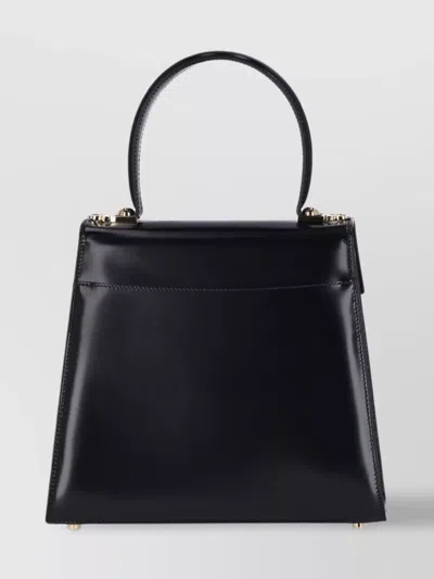 Ferragamo Shoulder Bag With Detachable Strap And Top Handle