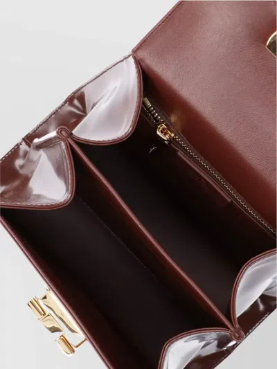 Ferragamo Shoulder Bag With Detachable Strap And Top Handle