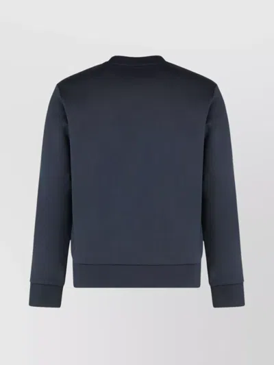Hugo Boss Crewneck Sweatshirt With Logo In Blue