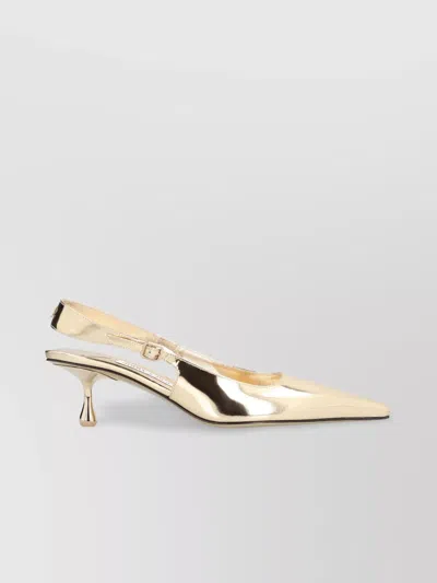 Jimmy Choo Amel 50 Pumps In Gold