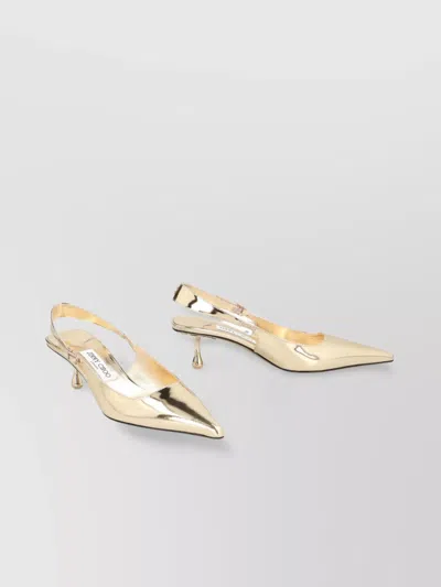 Jimmy Choo Amel 50 Pumps In Gold