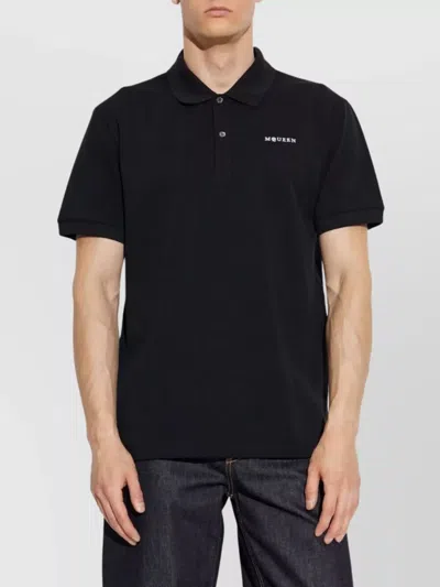 Alexander Mcqueen Alexander Mc Queen T Shirts And Polos Black In Blue