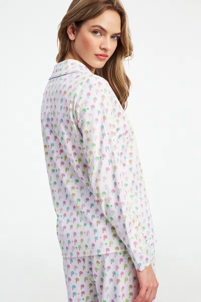 Stoney Clover Lane Palm Dreams Long Sleeve Polo Pajamas