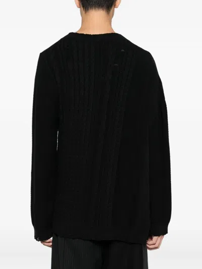 Enfants Riches Deprimes Asymmetrical Cardigan In Black