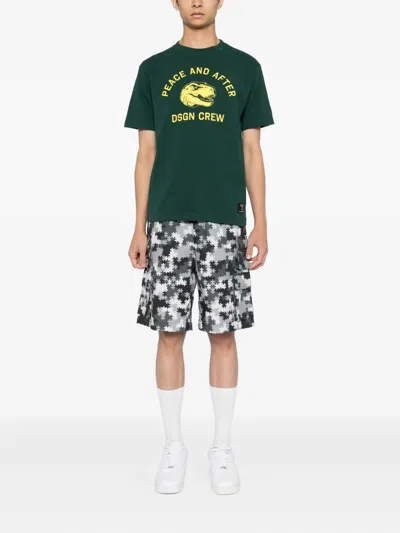 Peace And After Logo-print T-shirt