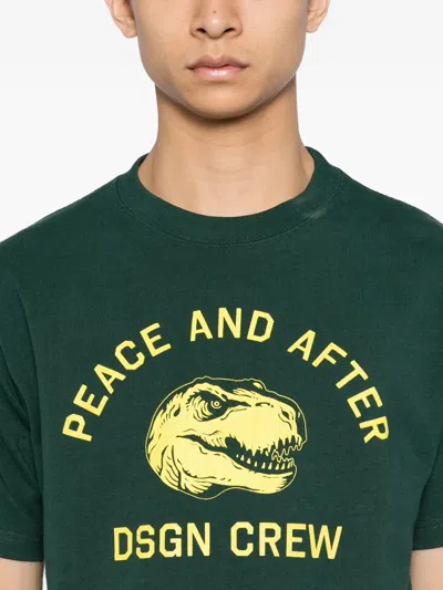 Peace And After Logo-print T-shirt