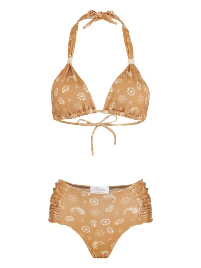 Brigitte Paisley-print Bikini