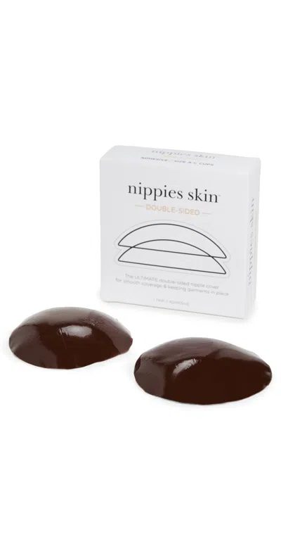 Bristols 6 Nippie Skin Double Sided Adhesive Espresso In Brown