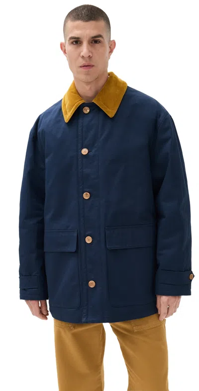 Marni Padded Workwear Parka Ink In Blue