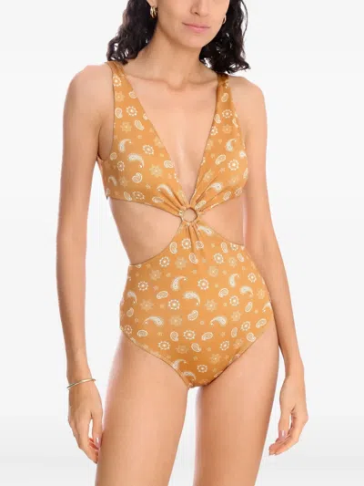 Brigitte Paisley-print Swimsuit