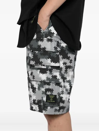 Peace And After Puzzle Camo Cargo Shorts