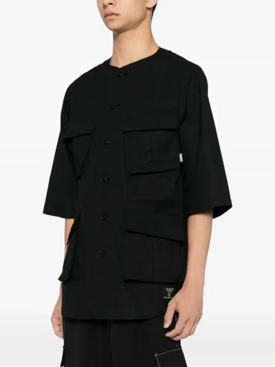Peace And After Short-sleeves Cotton Shirt
