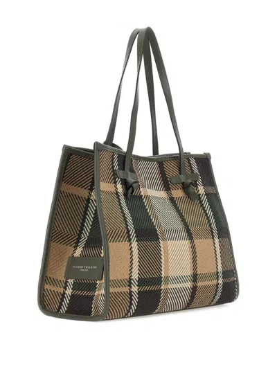 Marcella Club Check-pattern Tote Bag