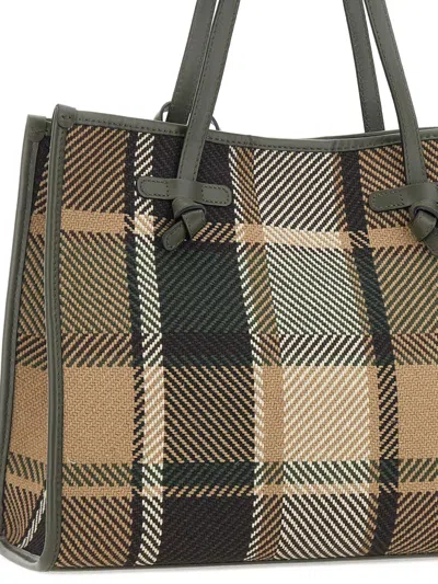 Marcella Club Check-pattern Tote Bag