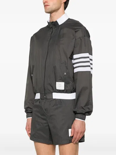 Thom Browne Gray Jackets In Gray
