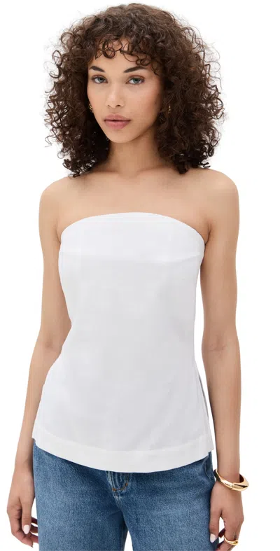 Joe's Jeans The Mariel Strapless Top White In White