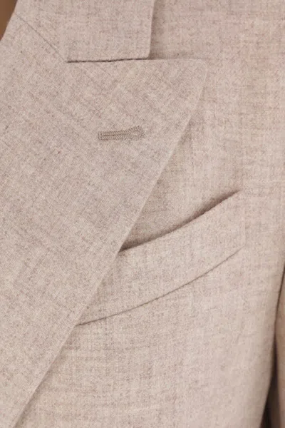 Brunello Cucinelli Jacket In Neutral