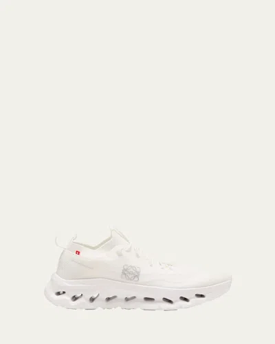 Loewe X On Cloudtilt Embellished Spandex Sneakers In White