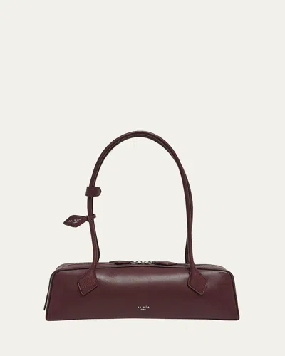 Alaïa Le Teckel Medium Shoulder Bag In Goatskin