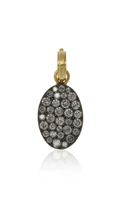 Sylva & Cie Ten Table Sterling Silver Diamond Pendant