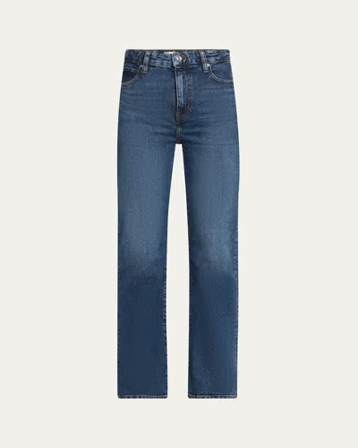 Frame Ruler Jeans Belt Loops In Blue