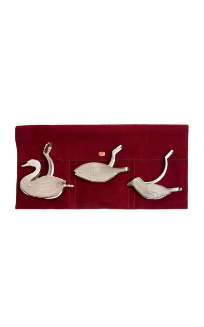 Gohar World Stainless Steel Lemon Squeezer Trio In Metallic