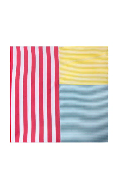 Gohar World Striped Cotton Tablecloth In Multi