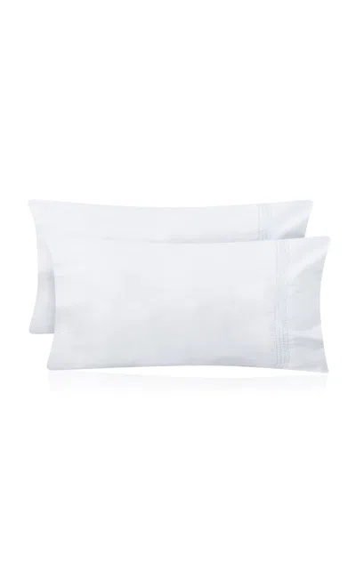 The Lino Essential Set-of-two Standard Cotton Pillowcases