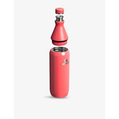 Stanley Hot Coral Gloss All Day Slim Stainless-steel Bottle 600ml