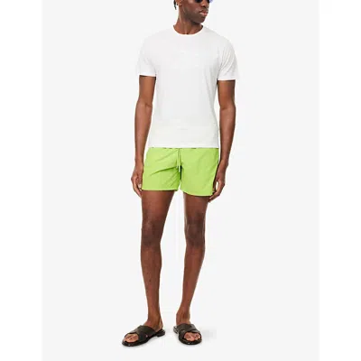 Vilebrequin Mens Blanc Portisol Turtle-motif Cotton T-shirt