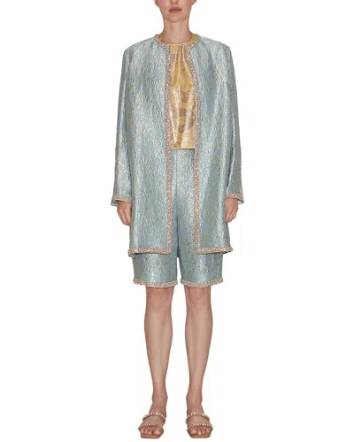 Reem Acra Jacquard Coat