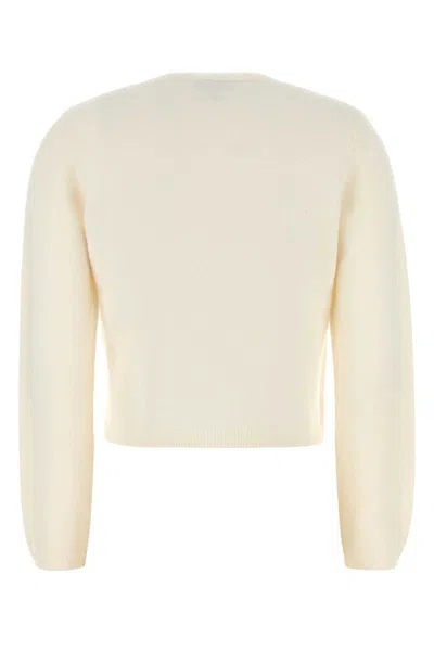 Apc A.p.c. Ivory Wool Mila Cardigan