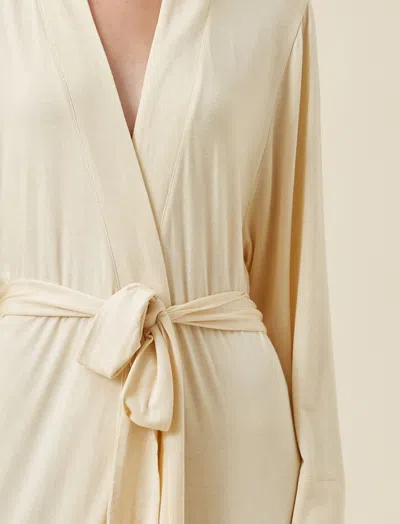 Papinelle Kate Modal Soft Maxi Robe In Neutral