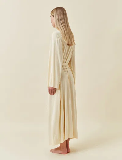 Papinelle Kate Modal Soft Maxi Robe In Neutral