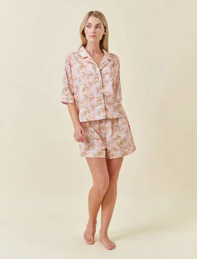Papinelle Molly Boxer Pj Set In Pink