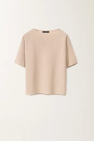 Fabiana Filippi Cotton And Lurex Sweater In Neutral