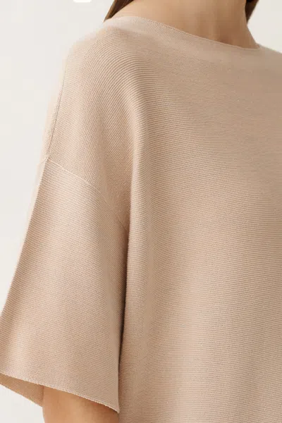 Fabiana Filippi Cotton And Lurex Sweater In Neutral