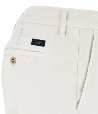 Fay Trousers In White