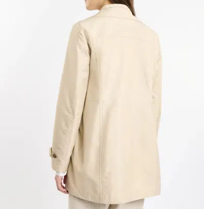 Fay Tailored Beige Jacket With Notched Collar In Neutral