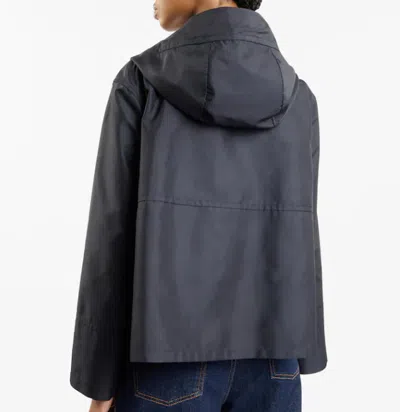 Fay Short Parka Coat In Black