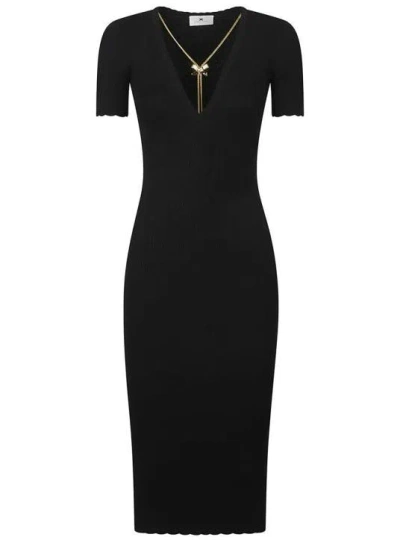 Elisabetta Franchi Ribbed-knit Dress