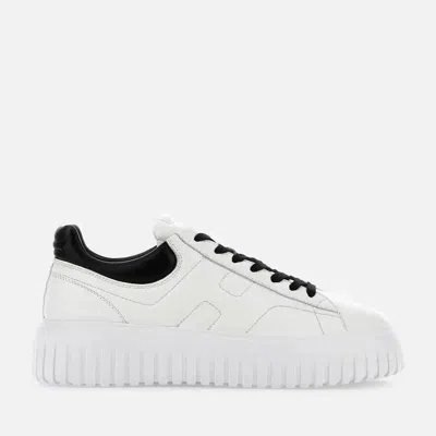 Hogan H-stripes Low-top Sneakers In White