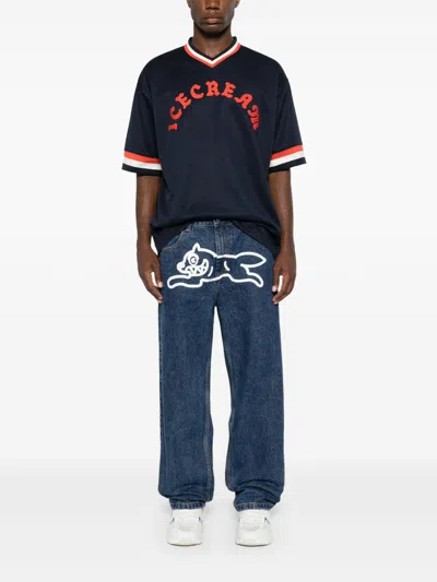 Icecream Running Dog Denim Jeans In Blue