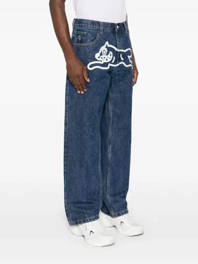 Icecream Running Dog Denim Jeans In Blue