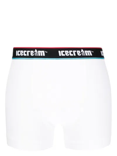 Icecream Set-of-three Logo-waistband Boxers In Multi