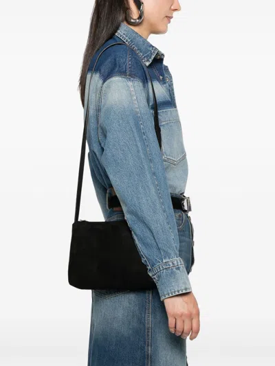 Khaite Lina Medium Suede Crossbody Bag