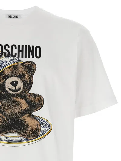 Moschino Teddy Bear T-shirt In White