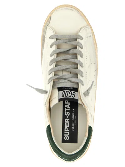 Golden Goose Super Star Leather Upper Toe And Tongue Suede Heel Sneakers Grey In Multi